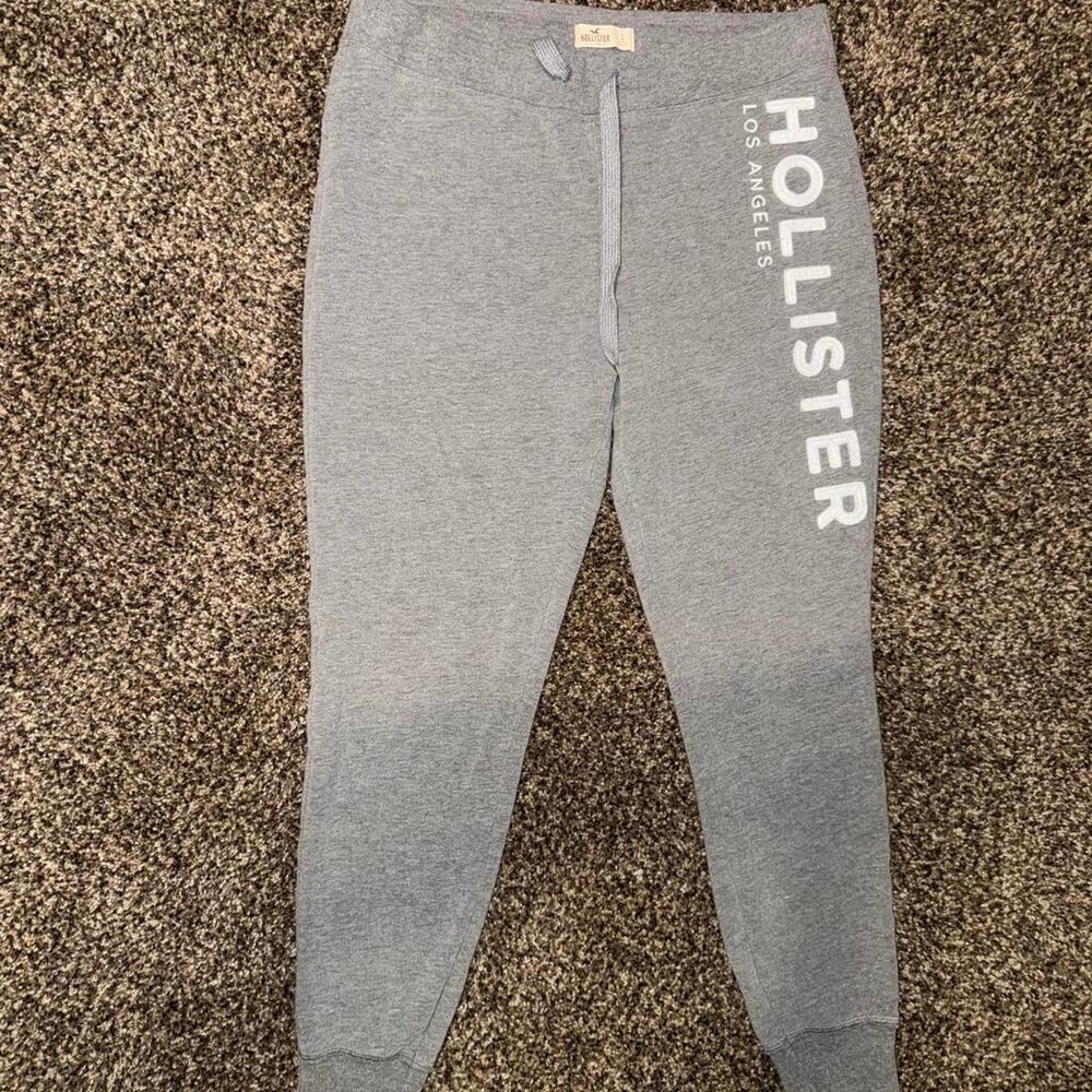 Grey hollister co joggers